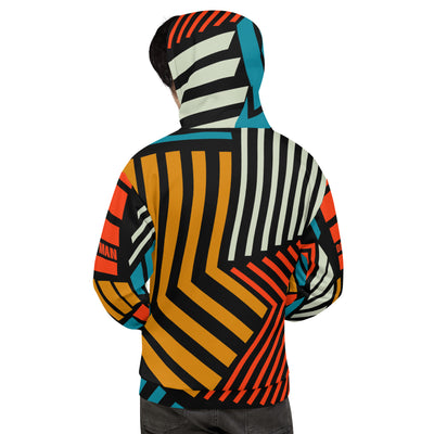 DANCE, MAN Block Print Hoody - ADULT