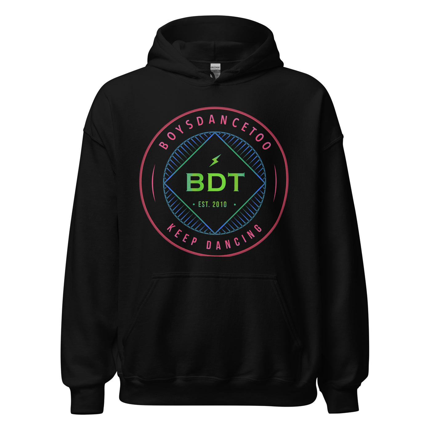 BDT Keep Dancing Radial Gradient Hoody - ADULT