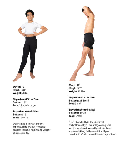 Precision Fit Footless Ballet Tights - BOYS