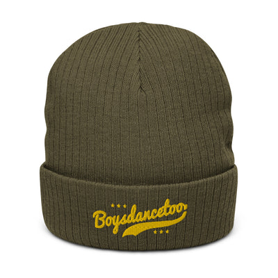 Boysdancetoo® Sport Script Embroidered and Recycled Beanie