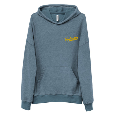 Boysdancetoo® Sport Script Embroidered Sueded Fleece Hoodie